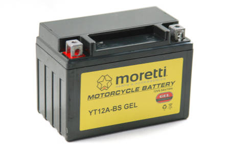 Akumulator AGM (Gel) MT12A-BS Moretti