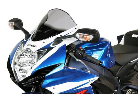 Szyba motocyklowa MRA SUZUKI GSX-R 750 /Z, C4, 2011-, forma R, czarna